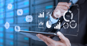 data management system dms with business analytics concept 1
