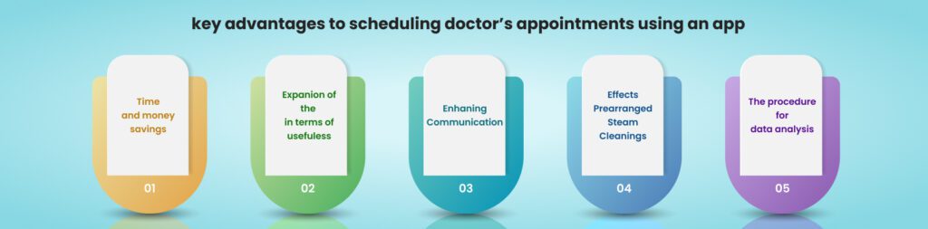key advantages to scheduling doctors appointments using an app